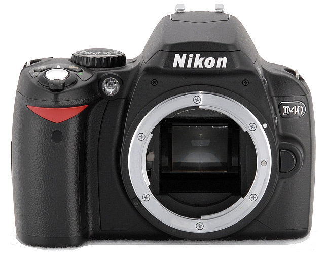 nikon d40 front image
