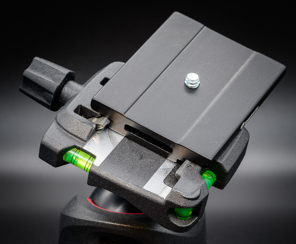 The XPro top lock plate and tripod plate.
